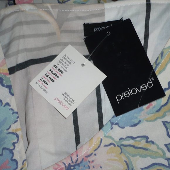 NWT Floral OAK Handmade Pastel Cottagecore Wrap Dress - Picture 9 of 11